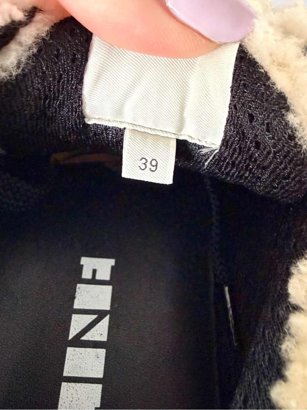 Celine Phoebe Philo Delivery Shearling Platform Sneakers EU 39 - Picture 8 of 8